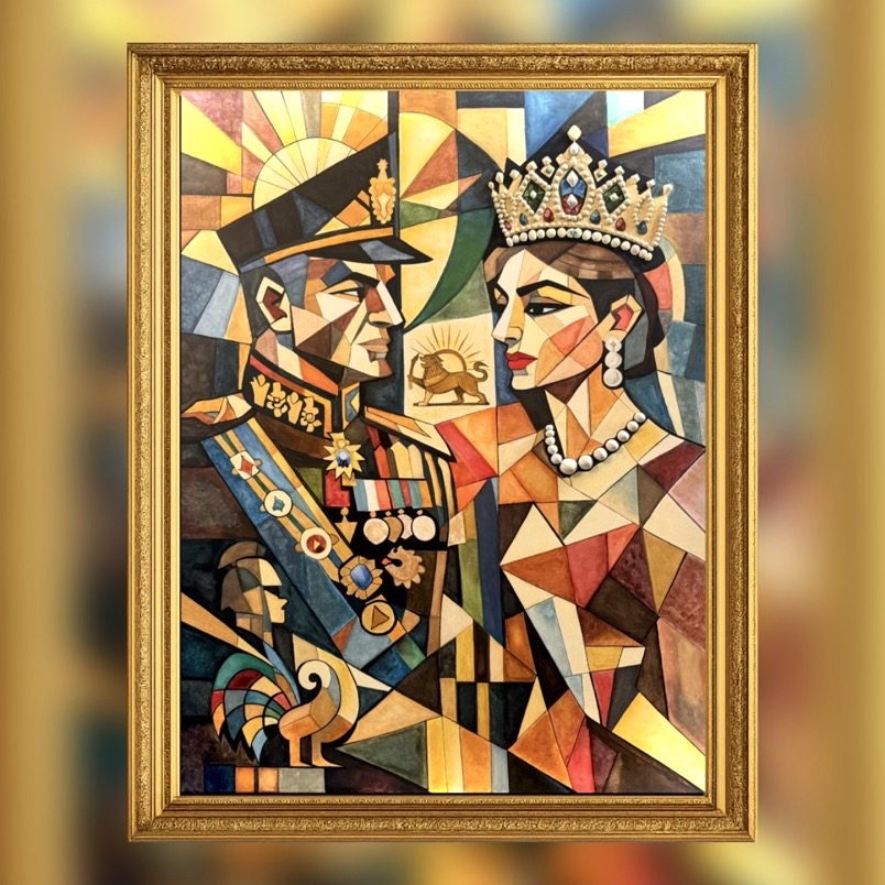 zeitlose majestät kunstwerk mit strukturpaste und acryl von mahsa kunst